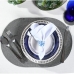 Americano Para Mesa Tessi Requinte Oval (30x45)Chumbo