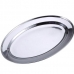 Bandeja Oval Bene Casa 20cm Aço Inox 