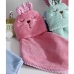 Cheirinho Baby Bouton Microfibra 30x30 Coelhinho Rosa