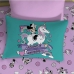 Fronha Portallar Malha Estampa Localizada Minnie e Unicórnio 48cmx68cm Verde