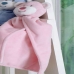 Naninha Bouton Microfibra com Prendedor de Chupeta e Pelucia Urso Rosa