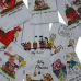 Pano De Prato Lomaer Sacaria Estampado Pascoa 0,45 x 0,71cm 3Und Branco