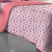 Edredom Solteiro Portallar Estampado Misto Friends Rosa