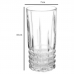 Copo Alto Casa Ambiente Long Drink de Vidro 370ml Simetria