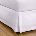 Saia Cama Box Buettner Solteiro King Percal Lisa Branco