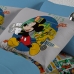 Fronha Portallar Malha Disney Estampa Localizada Mickey GO 48cmx68cm Azul