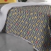 Edredom Solteiro Portallar Estampado Malha Emojis 150m x 220m Cinza