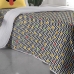 Edredom Solteiro Portallar Estampado Malha Emojis 150m x 220m Cinza