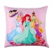 Capa para Almofada Flanela Princesas Magicas 40cmx40m Rosa