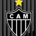 Toalha Praia Buettner Veludo Brasão #Paixão do Povo Atlético Mineiro 70cm x 140m Preto