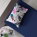 Jogo de Cama Solteiro Portallar Malha Misto 2pçs Lol RockN Roll Marinho