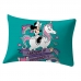 Fronha Portallar Malha Estampa Localizada Minnie e Unicórnio 48cmx68cm Verde