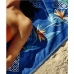 Toalha de Praia Lepper 55% Algodão e 45% Poliéster Jurerê 70cmx140m Azul