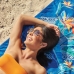Toalha de Praia Lepper 55% Algodão e 45% Poliéster Jurerê 70cmx140m Azul