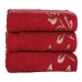 Toalha de Banho LMpeter Guadalupe 75cm x 150cm Sangria - 03 Unidades