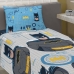 Sobre Lençol e Fronha Lepper Microfibra Estampado Batman 02 Pçs Prata