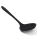 Escumadeira KazzaVip de Silicone Bueno 29,8cm Utensílio Cozinha preto