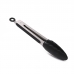 Pegador de Silicone Kazzavip Inox Bueno 27,0cm Utens&iacute;lio Cozinha Preto