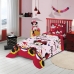 Jogo de Cama Lepper Solteiro Microfibra Estampado Minnie 03 P&ccedil;s Rosa