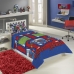 Jogo de Cama Lepper Solteiro Microfibra Estampado Avengers 03 Pçs Azul