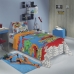 Jogo de Cama Lepper Solteiro Microfibra Estampado Hot Wheels 03 Pçs Azul