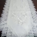 Caminho para Mesa Jolitex Rendado e Bordado Buenos Aires 0,40cmx 0,90cm Branco