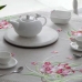 Centro para Mesa Jolitex Bordado Premium Haifa 0,85cmx 0,85m Bege