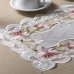 Caminho para Mesa Jolitex Bordado Floral Sidney 0,30cmx 0,45m Branco