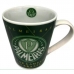 Caneca De Porcelana Allmix Estampa Palmeiras 290 ML Verde