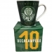 Caneca De Porcelana Allmix Estampa Palmeiras 290 ML Verde