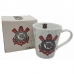 Caneca De Porcelana Allmix Estampa Corinthians 290 ML Branco