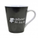Caneca De Porcelana Allmix Estampa Vaco Da Gama 290 ML Preto