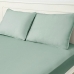 Jogo de Cama Tecebem Casal Malha Lisa 3 p&ccedil;s Premium Verde Claro