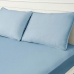 Jogo de Cama Tecebem Casal Malha Lisa 3 p&ccedil;s Premium Azul Real