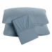 Jogo de Cama Tecebem Casal Malha Lisa 3 p&ccedil;s Premium Azul Real