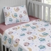Jogo de Cama Tecebem Malha Mini Cama(Montessoriana) Isa 3 Pe&ccedil;as Rose
