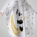 Toalha Baby C/ Capuz Tecebem Estampada Kinder Iris Branco