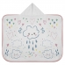 Toalha Baby C/ Capuz Tecebem Estampada Kinder Jana Branco