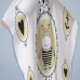 Toalha Baby C/ Capuz Tecebem Estampada c/ Fralda Nino Branco