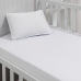 Jogo de Cama Tecebem Baby Malha 100% Algodão 2 peças Liso Branco