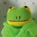 Esponja de Banho Bouton com Bichinho Sapo com Corda Nylon Verde