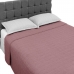 Cobre Leito Tecebem Queen Malha 100% Algodão Lisa em Matelasse 240m x 260m Rose