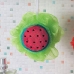 Esponja de Banho Bouton Frutas Melancia com Corda Nylon Verde