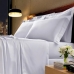 Jogo de Cama Queen Bouton Percal 300 Fios Platine Color 4 pe&ccedil;as Branco
