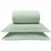  Kit Cobre Leito Buettner Casal Percal 200 Fios Reffinata Color 3 Pe&ccedil;as Menta
