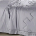Edredom Buettner Queen Percal 300 Fios c/ Renda Renascen&ccedil;a 240x260cm Cinza