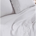 Jogo de Cama Buettner Queen Linha Sonata c/ Renda Amy 4 pe&ccedil;as Branco
