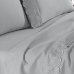 Jogo de Cama Buettner Casal Linha Sonata c/ Renda Amy 4 peças Cinza