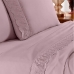 Jogo de Cama Buettner Casal Linha Sonata c/ Renda Elga 4 peças Rosa