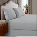 Jogo de Cama Simples Buettner Queen Sonata c/ Renda Amy 3 Pçs Cinza
